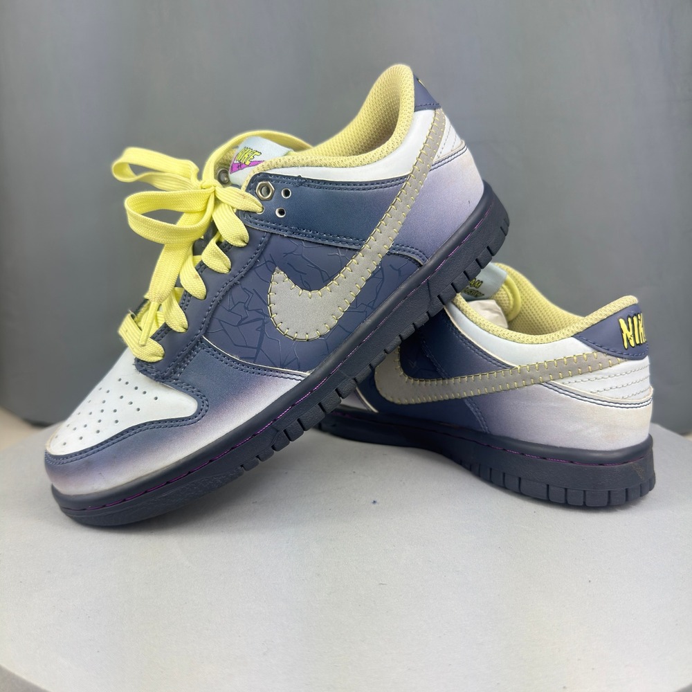 Nike Dunk Low Halloween I Am Fearless GS Size 4.5Y Blue FQ8354-491 Sneaker